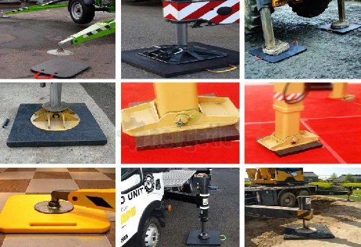 Black Color Anti-Impact UHMWPE Hard Utility Truck Outrigger Pad/Pure Material Outrigger Pads/Different Color UHMWPE Crane Outrigger Pads/UHMWPE/HDPE Jack Pad/Cr