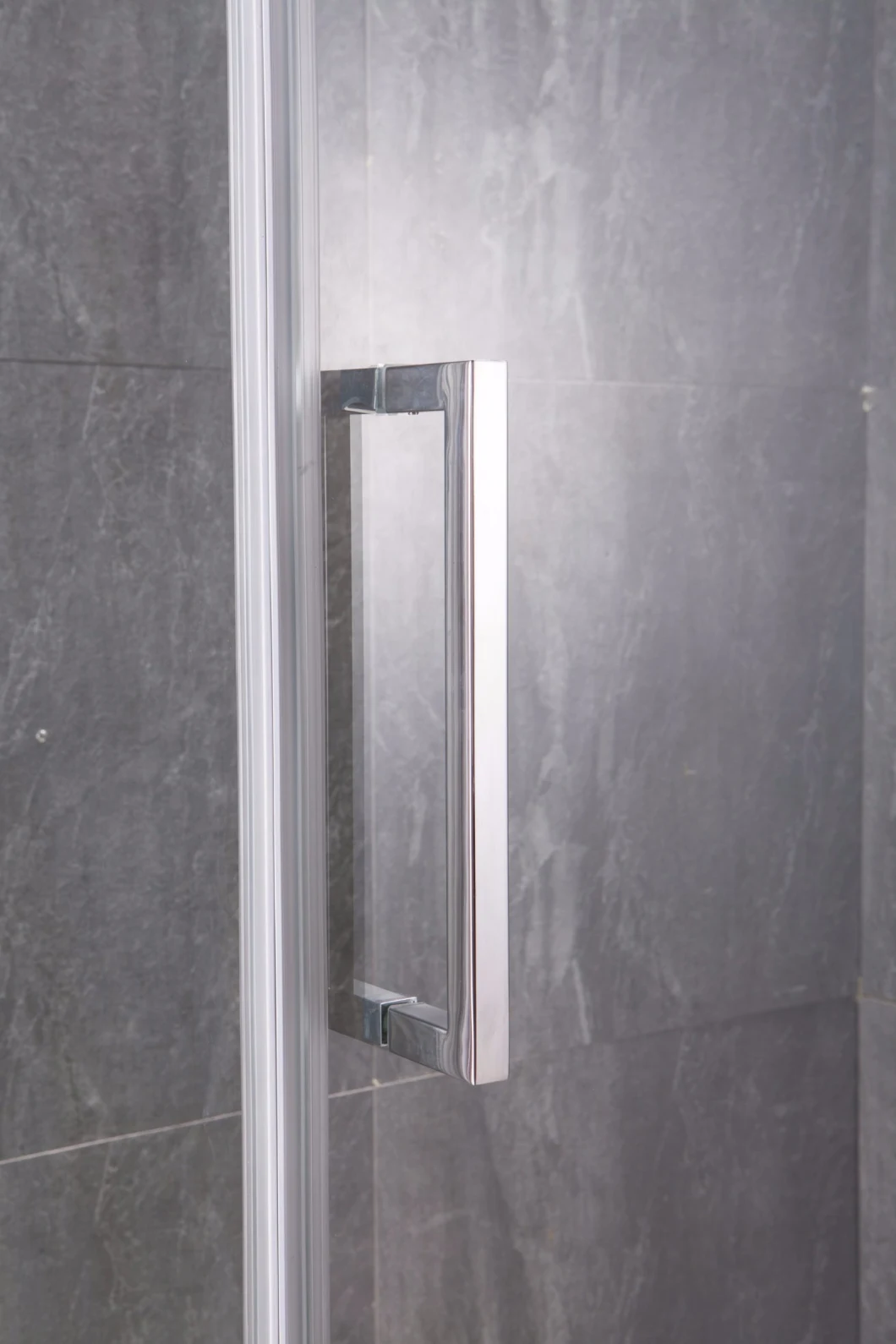 304 Stainless Steel Roller Sliding Shower Enclosure 8mm 10mm safety Glass Easy Cleaning Reversible for Left and Right