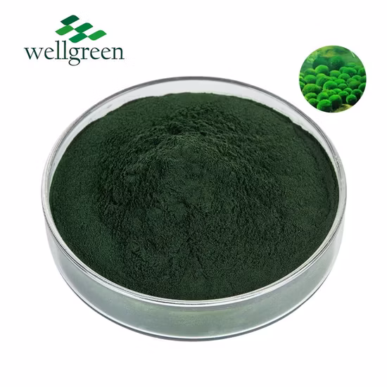 Supplément de soins de santé d'approvisionnement Poudre/comprimé vert de spiruline biologique