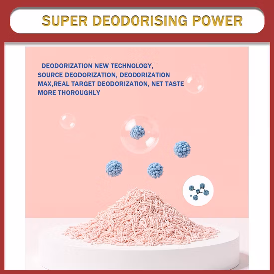 Pet Product Litière pour chat Kitty Sand Tofu jetable dans les toilettes