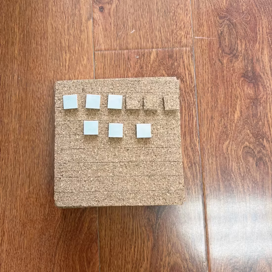 Coussinets isolants en liège pour le transport du verre Matériau de fabrication du verre