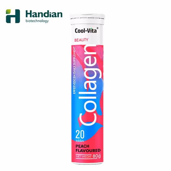 Supplément de boisson de soins de santé Pilules de blanchiment de la peau Beauté Vitamine Collagène Comprimé effervescent pour les femmes